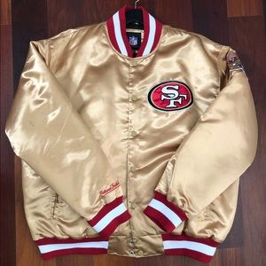 Mitchell & Ness Satin 49ers Coat